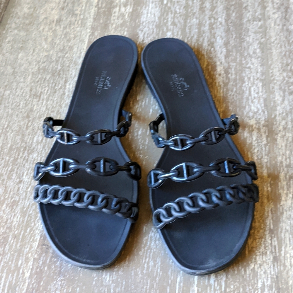 Hermes Chaine d'Ancre rivage sandals